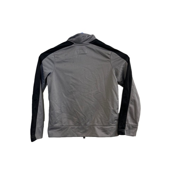 Boy's Air Jordan Gray/Black/Orange Zip Up Jacket. Lightweight.  Size 5-6 years - Picture 2 of 6